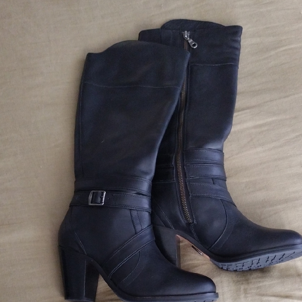Ariat Black Heeled Knee-High Boots